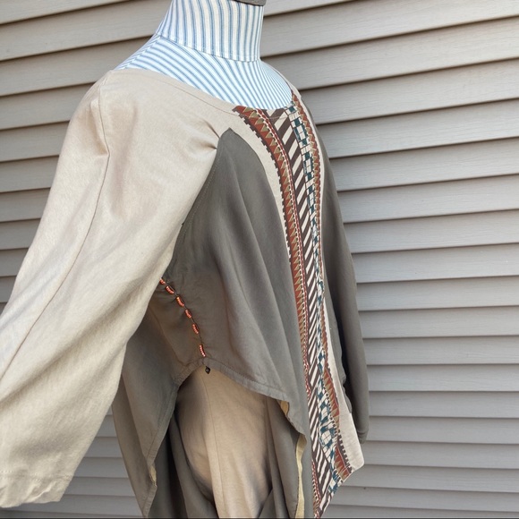 NWOT Angels Never Die boho tunic overlay blouse - Picture 7 of 8